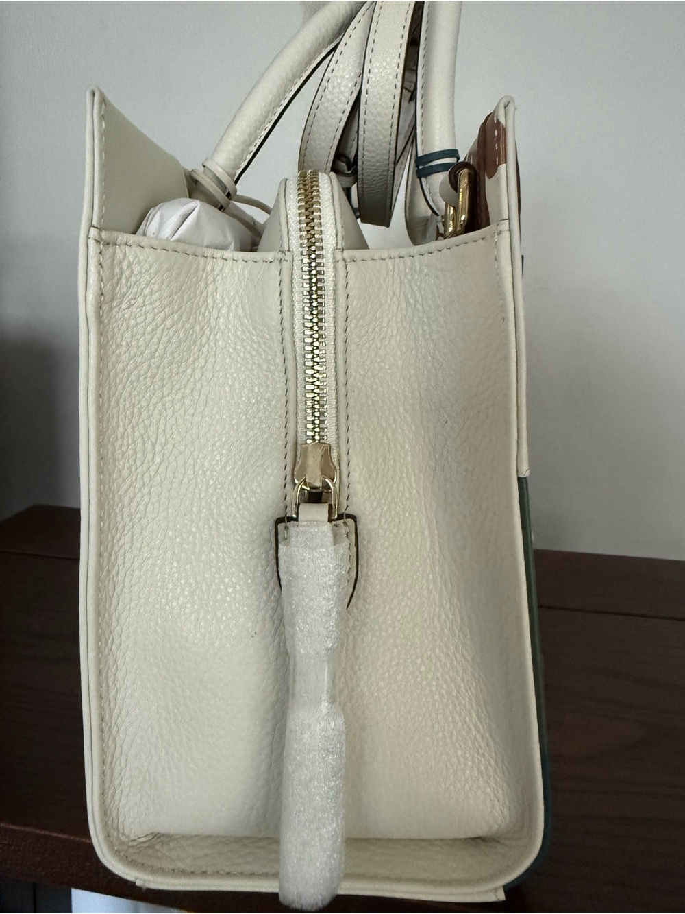 NWT Radley London Autumn Leaves medium ziptop Satchel - Picture 5 of 7